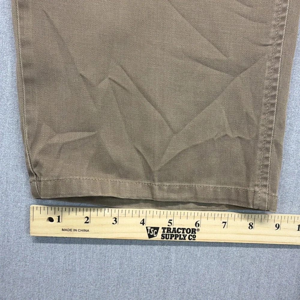 VTG POLO RALPH LAUREN 90s Double Pleated Chino Cotton Brown 36x30 (Fits‎ 36x28)